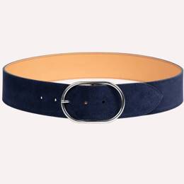 Ceinture Axelle - Velours bleu nuit