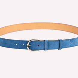 Ceinture Achille - Velours bleu clair