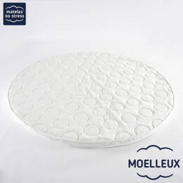 Surmatelas pour Lit Rond 200 - Matelas No Stress