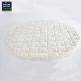 Surmatelas Latex naturel pour Lit Rond 200 cm - Matelas No Stress