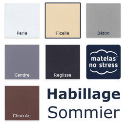 Sommier Rond Personnalisable - Matelas No Stress