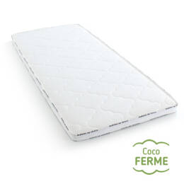 SurMatelas ferme 90x190 en fibres de coco