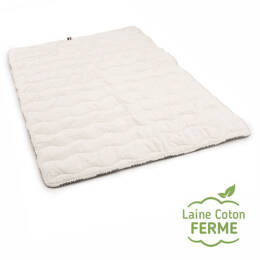 Surmatelas naturel en laine Bio