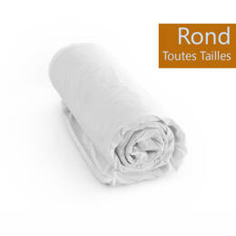 Drap Housse pour Lit Rond, Toutes Tailles - Matelas No Stress