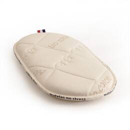 Matelas Couffin Ovale 40x90 - Laine Et Coton Bio - Matelas No Stress