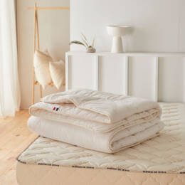 Couette naturelle 200x220 en laine - 4 saisons - Matelas No Stress