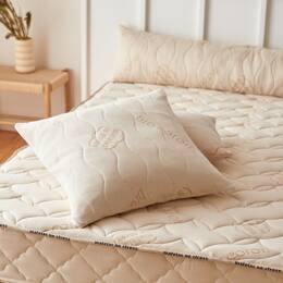 Oreiller Naturel Bio 65x65 En Latex Et Laine Bio