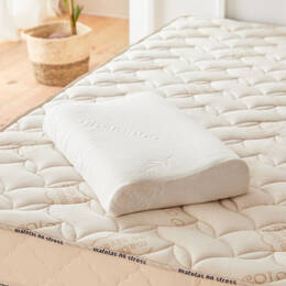 Oreiller ergonomique latex en fibres de bambou - Matelas No Stress
