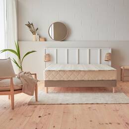 Privilège Moelleux : Matelas 100% Latex Naturel. 7 Zones De Confort - 21 Cm 90x190 - Matelas No Stress