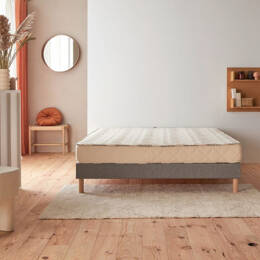 Matelas Latex Naturel 160x200 Ferme et Moelleux – Grand Confort & Coton Bio GOTS | ELEGANCE - Matelas No Stress