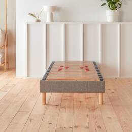 Sommier Morphologique En Promotion 90x190 Gris Clair