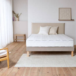 Matelas latex FERME et mousse visco en 100x220