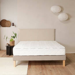 Matelas latex ferme mémoire de forme 1 face - Matelas No Stress