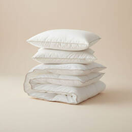 Pack couette et oreillers gonflants sensation duvet