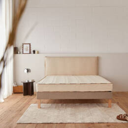Élégance ferme : matelas 100% latex naturel. 5 zones de confort - 18 cm - Matelas No Stress