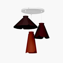 Set de 3 suspensions Ankara