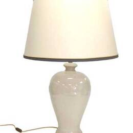 Lampe à poser céramique ivoire grand modèle