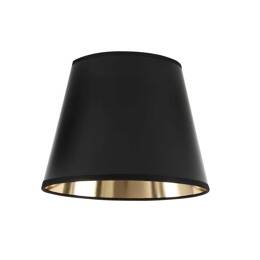 Abat-jour pince-flamme lackfolie noir