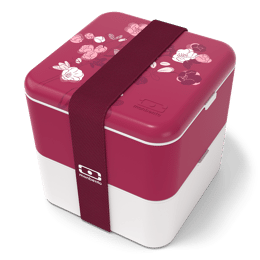 Le bento carré made in France grand format 1,7L - Square - monbento graphic Magnolia