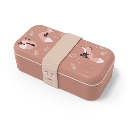 Bento pour enfant made in France + couverts - monbento MB Foodie cannelle Fox