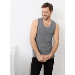 Débardeur thermique en laine · Marcel - Gris