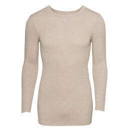 Tee-shirt thermique en laine · Jean - Blanc