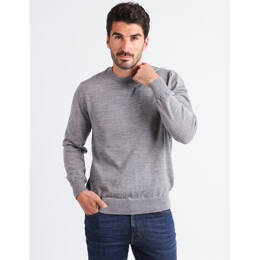 Pull laine mérinos · Maurice - Gris