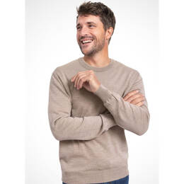 Pull laine mérinos · Maurice - Beige