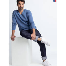 Pull chevrons · Fernand - Bleu
