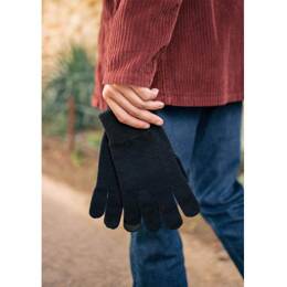 GANTS TACTILES PLEYNET NOIR