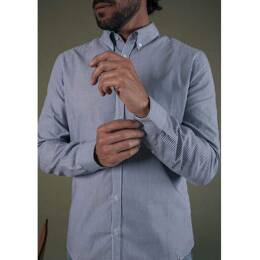 CHEMISE SAINT PAUL NOIR RAYURES