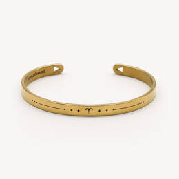Bracelet Bélier - Signe du Zodiaque - Doré