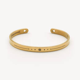 Bracelet Cancer - Signe du Zodiaque - Doré