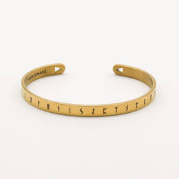Bracelet Futhark - Doré