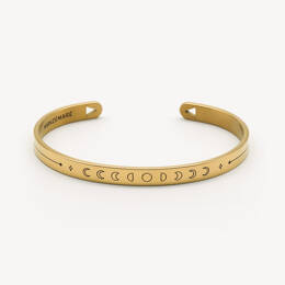 Bracelet Cycle de lune - Doré