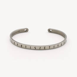 Bracelet Futhark - Argenté