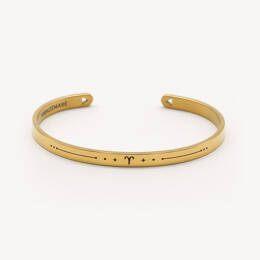Bracelet Bélier - Signe du Zodiaque - Doré