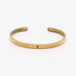 Bracelet Cancer - Signe du Zodiaque - Doré