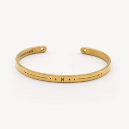 Bracelet Poissons - Signe du Zodiaque - Doré