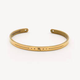 Bracelet Scorpion - Signe du Zodiaque - Doré