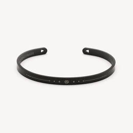 Bracelet Cancer - Signe du Zodiaque - Noir