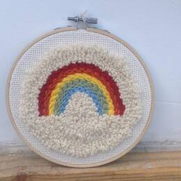 Tambour Arc en Ciel "Punch Needle"