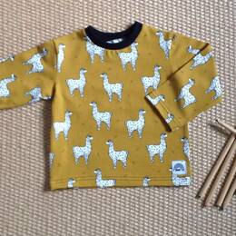 Tshirt Lamas moutarde - Moomie