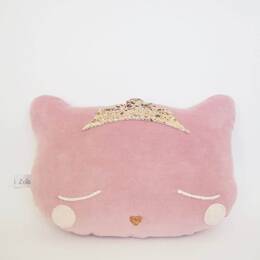 Coussin Chat princesse