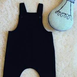 Salopette longue noire - Moomie