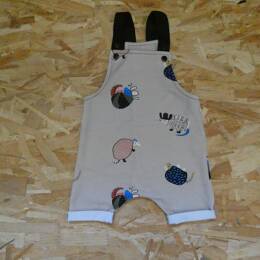 Salopette courte Tatous - Moomie