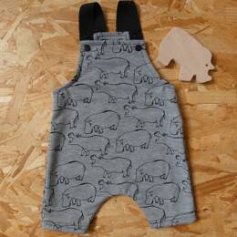 Salopette courte Hippos - Moomie