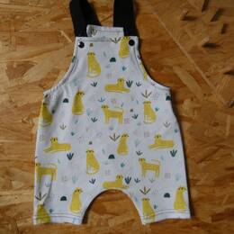 Salopette courte Léo - Moomie