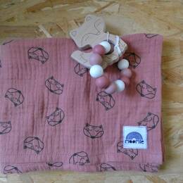 Lange terracotta et Hochet - Moomie X Mawen Materne