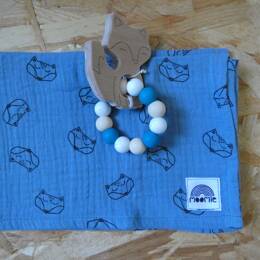 Lange bleu et Hochet - Moomie X Mawen Materne